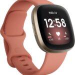 Fitbit Versa 3 Health & Fitness Smartwatch Pink Clay
