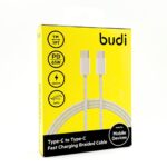 Budi Type-C to Type-C Fast Charging Braided Cable