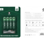 Green Lion Rechargeable Battery AAA 1.6V Alkaline Battery