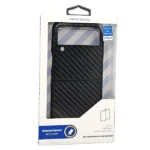 Galaxy Z Flip 4 Cover Raigor Inverse Carbon Fiber