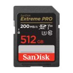SanDisk 512GB Extreme PRO SDXC UHS-I Card (200MBs)