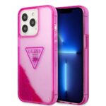 iPhone 14 Pro Guess Fuchsia Liquid Glitter Case