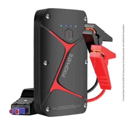 Promate SparkTank-16 1200A 12V Car Battery Booster with 16000mAh PowerBank