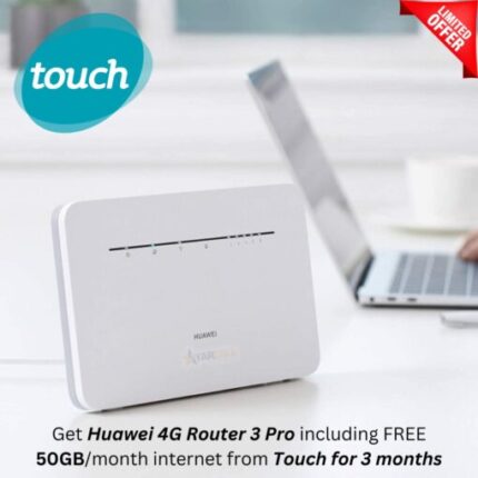 Huawei 4G Router 3 Pro + 50GB 4G Touch Internet