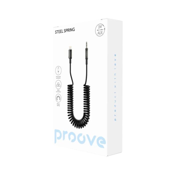 Proove Steel Spring Cable AUX Lightning to 3.5 - Image 2