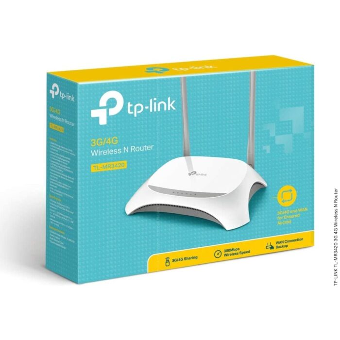 TP-LINK TL-MR3420 3G 4G Wireless N Router - Image 5