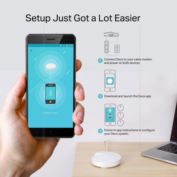 Tp-Link Deco M5 AC1300 Whole Home Mesh WiFi System - Image 4