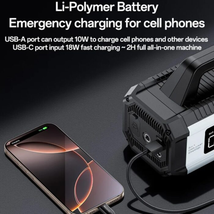 Yesido VC13 5 in 1 Car Jump Starter - Image 4