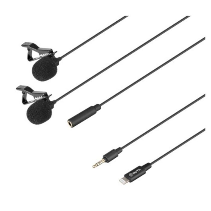 Boya Dual Mic for iOS devices BY-M2D - Image 2