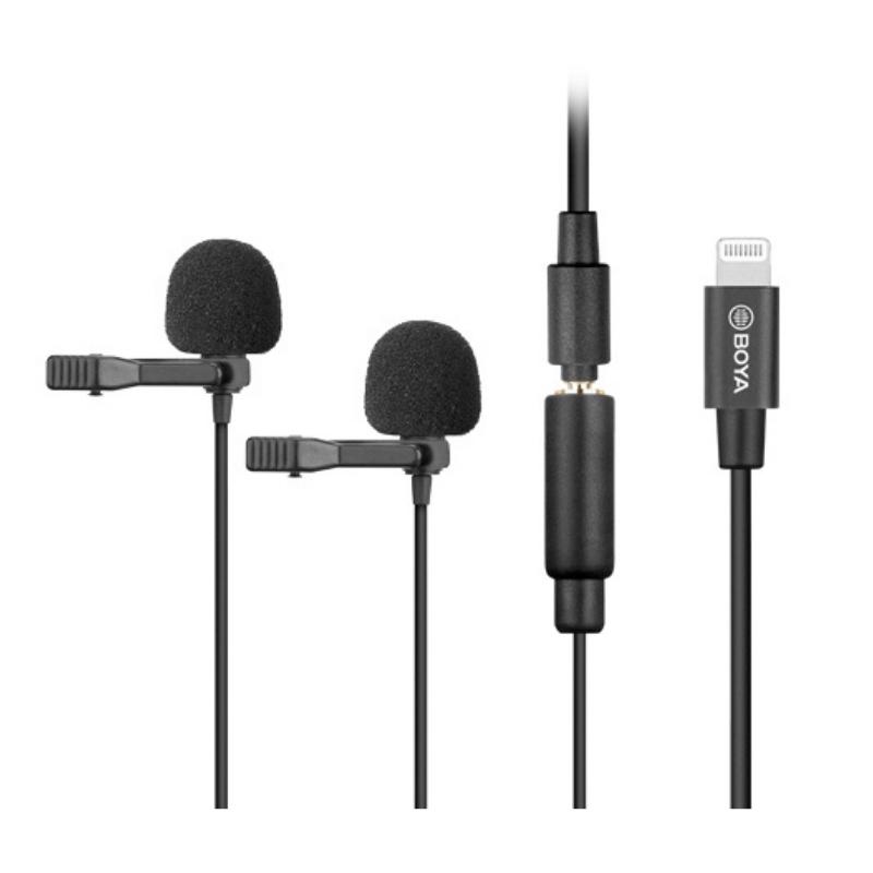 Boya-Dual-Mic-for-iOS-devices-BY-M2D-web.jpg Boya Dual Mic for iOS devices BY-M2D - Image 1