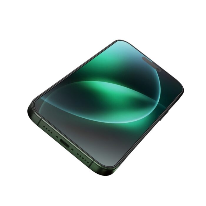Green Lion 3D Silicone Plus High Definition Edge Glass for iPhone 16 Pro - Image 3