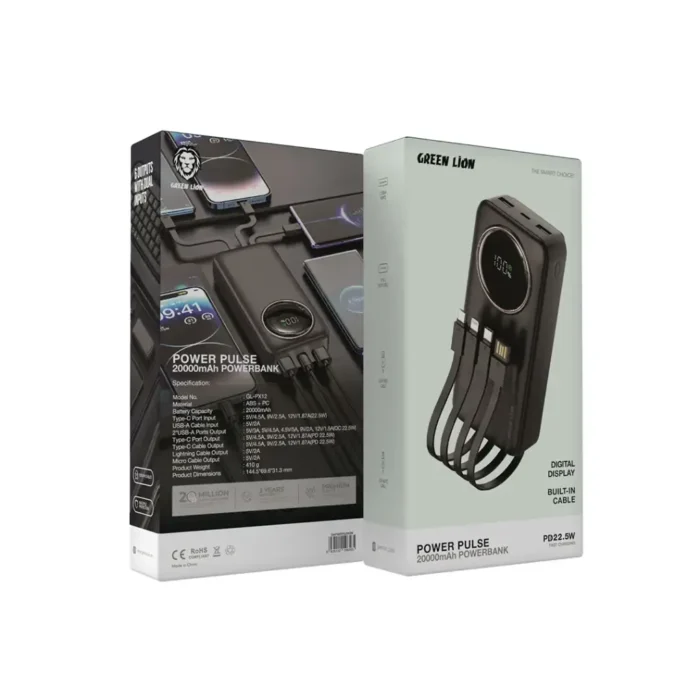 Green Lion Power Pulse 20000mAh Power Bank - Image 3