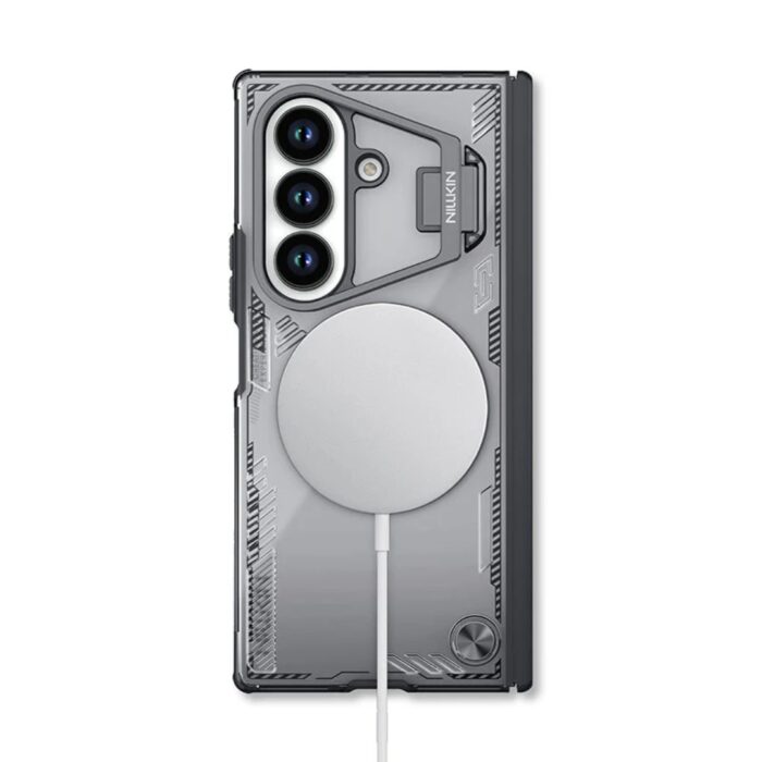 Nellkin Magnetic Iceblade CamProp Case with Hidden Stand for Samsung Galaxy Z Fold 7 - Image 2