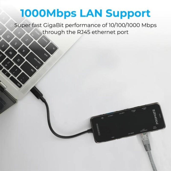 Promate 11 in 1 PrimeHub-Pro USB-C Hub - Image 5