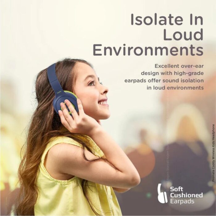 Promate Coddy Wireless Kids Headphone - Image 8