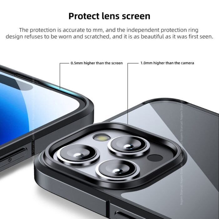 X-Level Ice Crystal Ultra Thin Soft Case for iPhone 15 Pro - Image 4