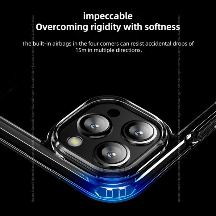 X-Level Ice Crystal Ultra Thin Soft Case for iPhone 15 Pro - Image 2