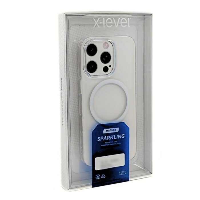 X-Level Magnet Sparkling Case for iPhone 16 Pro Max - Image 2