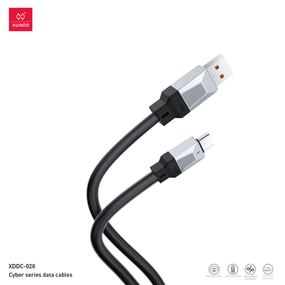 Xundd-Cyber-Zinc-Alloy-Data-Cable-Usb-A-to-C.jpg Xundd Cyber Zinc Alloy Data Cable Usb A to C XDDC-028 - Image 1