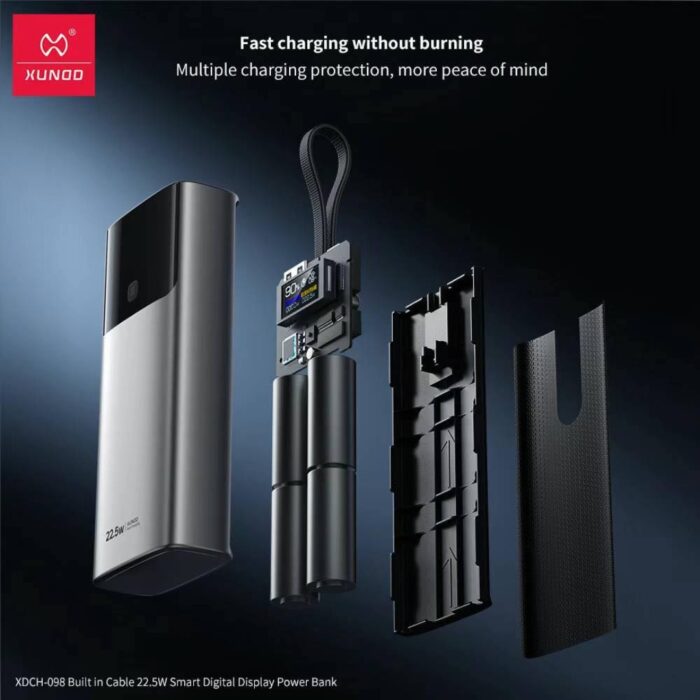 Xundd XDCH-098 Smart Digital Display 22.5W Power Bank - Image 6