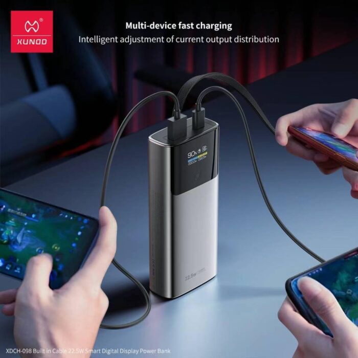 Xundd XDCH-098 Smart Digital Display 22.5W Power Bank - Image 5