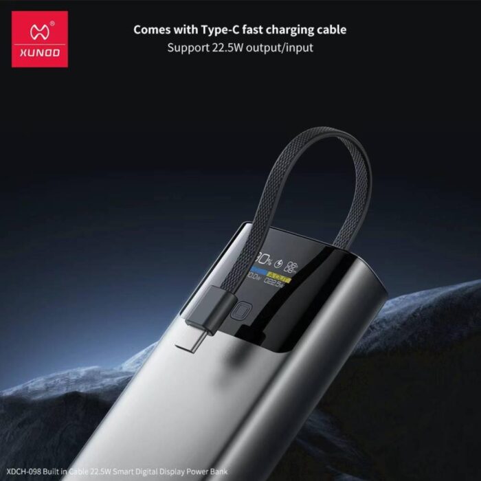 Xundd XDCH-098 Smart Digital Display 22.5W Power Bank - Image 4
