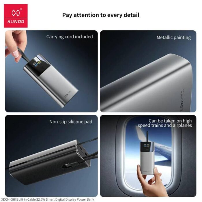 Xundd XDCH-098 Smart Digital Display 22.5W Power Bank - Image 3