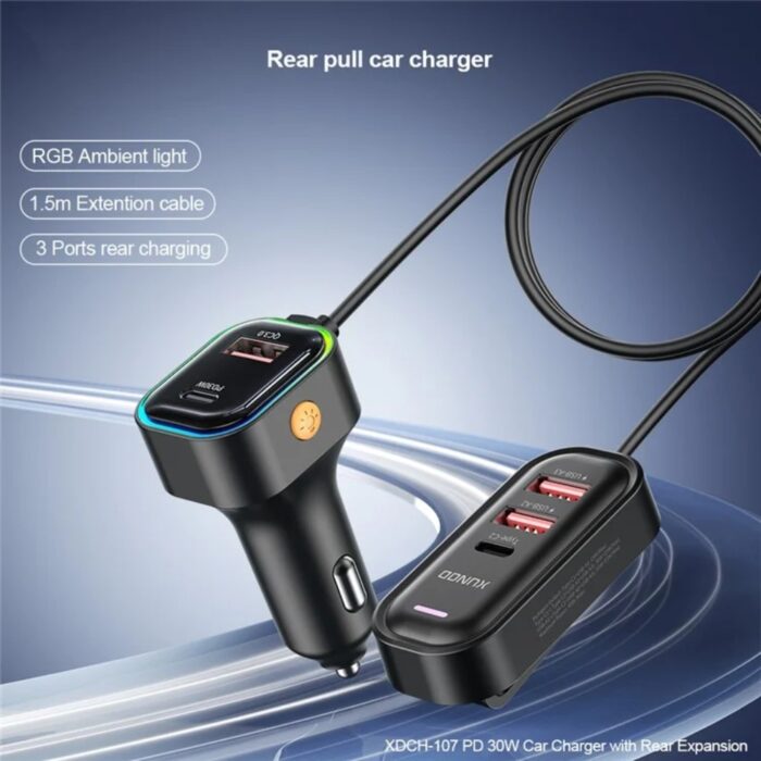 Xundd XDCH-107 PD 30W Car Charger - Image 5