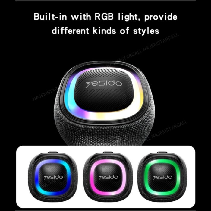 Yesido 120W Wireless RGB Light Speaker YSW21 - Image 5