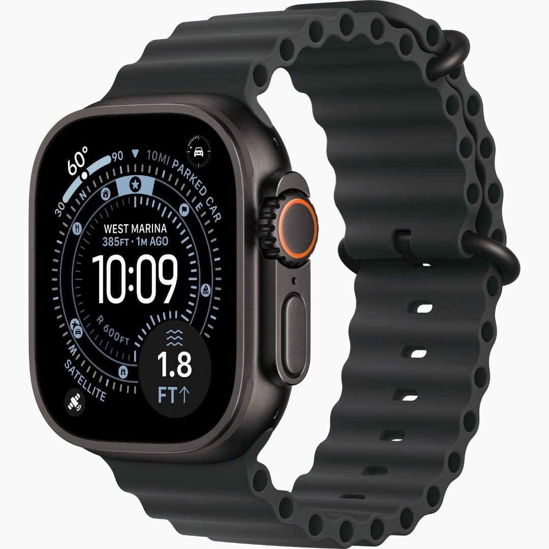 Apple-Watch-Ultra-3-Trail-Ocean-BandBlack.jpg Apple Watch Ultra 3 Ocean Band Black - Image 1