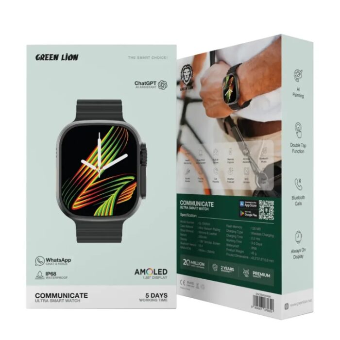 Green Lion Communicate Ultra Smart Watch - Image 4