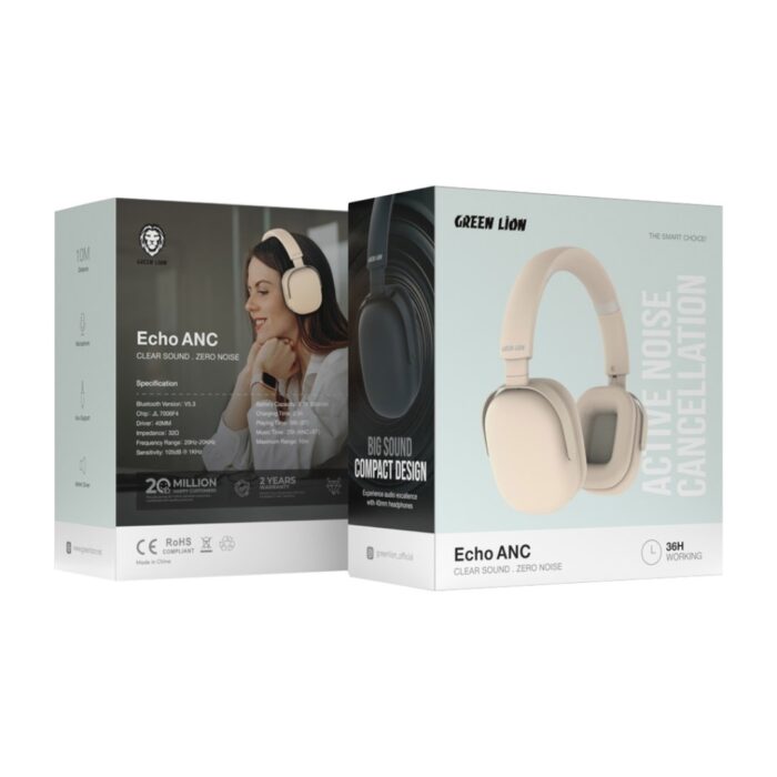 Green Lion Echo ANC Wireless Headphone - Image 3