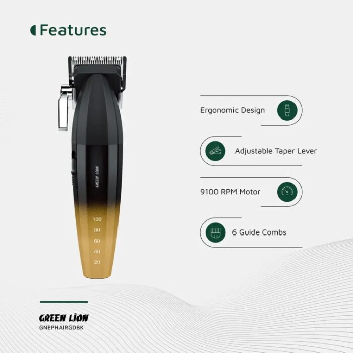 Green Lion Edge Pro Hair Clipper - Image 4