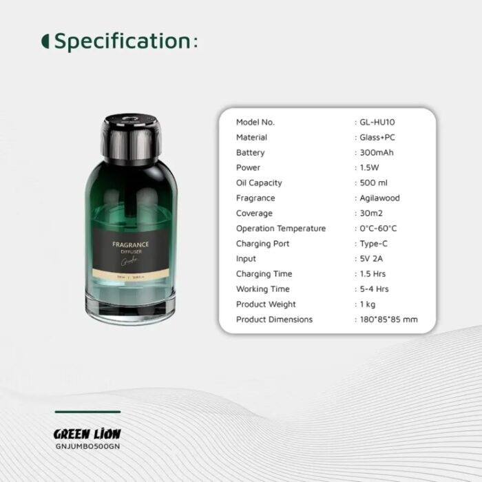 Green Lion Jumbo Fragrance Diffuser - Image 5