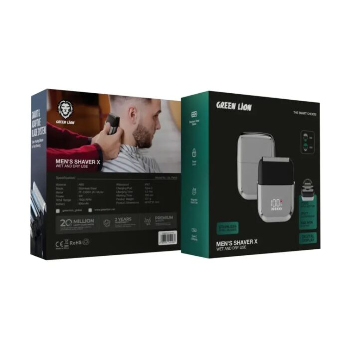 Green Lion Men's Shaver X Wet and Dry Use - Image 6