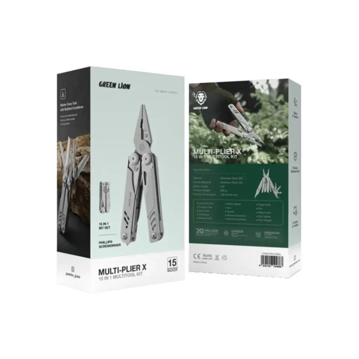 Green Lion Multi-Plier X 15 In 1 Multi Tool Kit - Image 2
