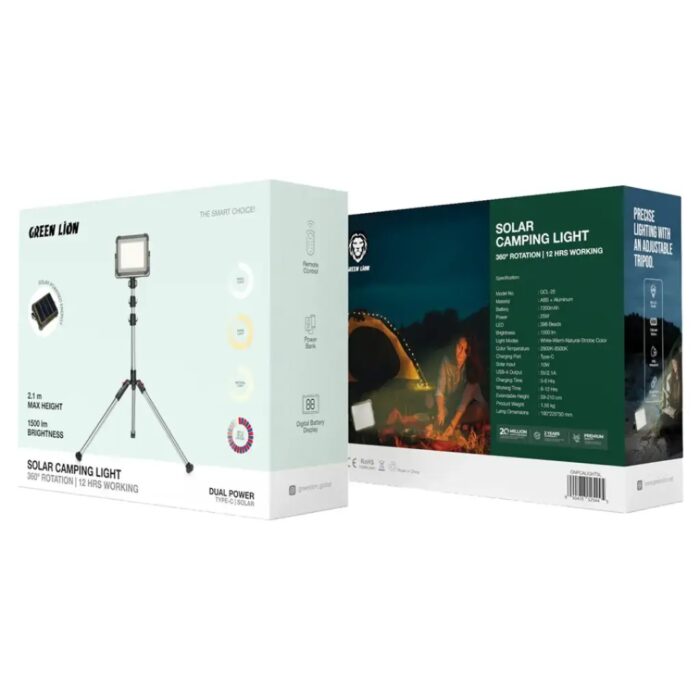 Green Lion Solar Camping Light 7200mAh - Image 6