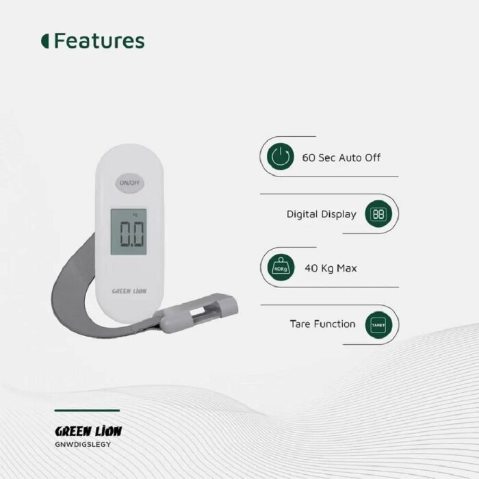 Green Lion Weight Mate Digital Luggage Scale - Image 5