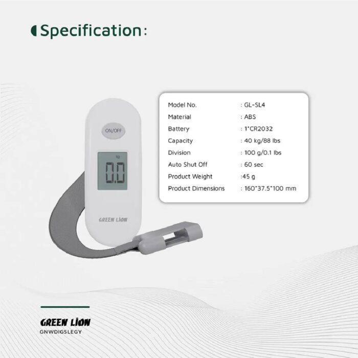Green Lion Weight Mate Digital Luggage Scale - Image 6