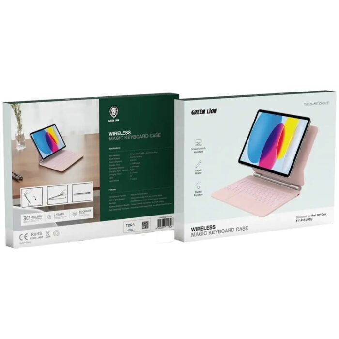 Green Lion Wireless Magic Keyboard Case for iPad 10th Gen, 11" A16 (2025) - Image 3