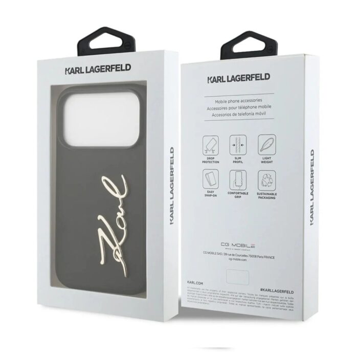 Karl Lagerfeld PU Leather Case for iPhone 17 Pro - Image 4