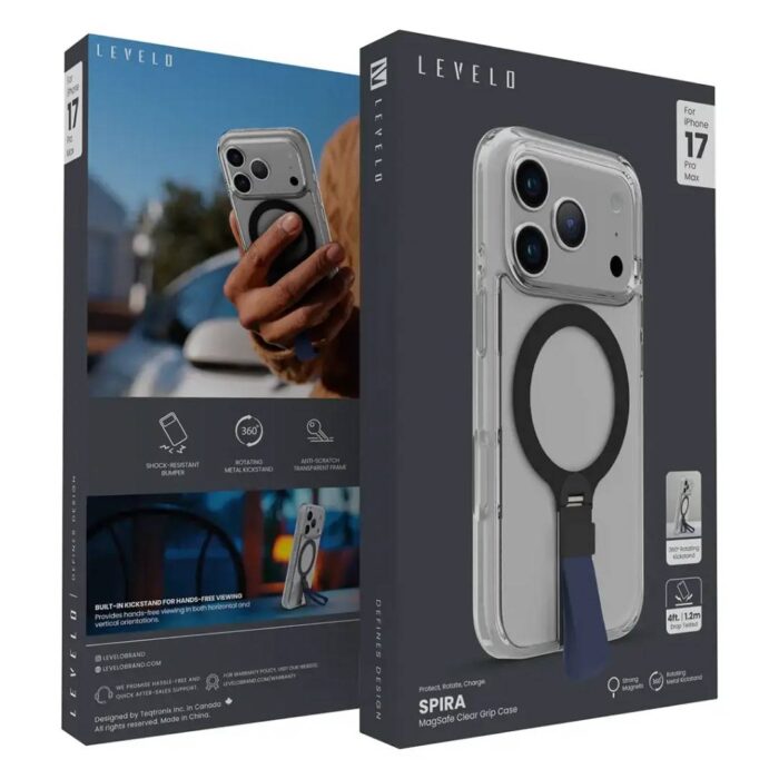 Levelo Spira Magsafe Grip Case for iPhone 17 Pro Max - Image 16