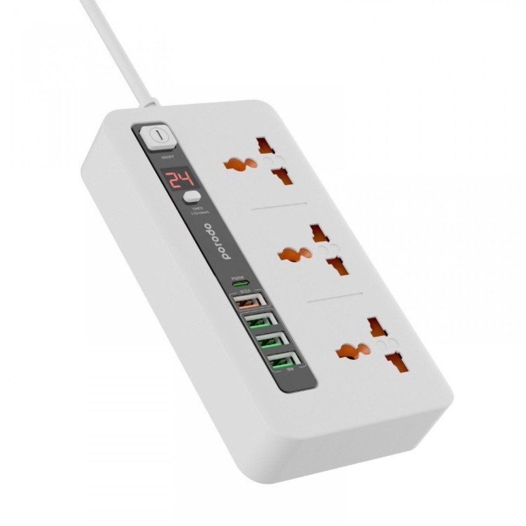 Porodo-Multi-Port-Power-HUB-4-USB-A_USB-C-Ultimate-Home-Office-Kit-2M-2.jpg Porodo Multi-Port Power HUB 4 USB-A/USB-C Ultimate Home & Office Kit 2M - Image 1