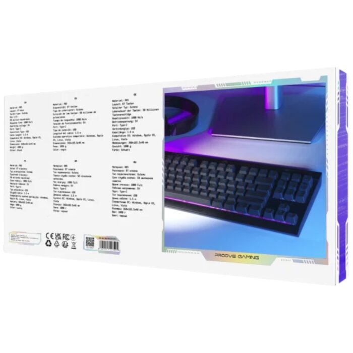 Proove Sideswap Wired Gaming Keyboard - Image 7