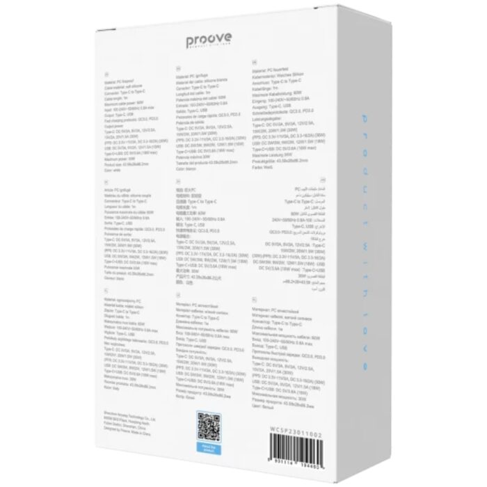 Proove Silicone Power 2 Type-C 30W + Type-C to Type-C 60W Cable (1m) - Image 10