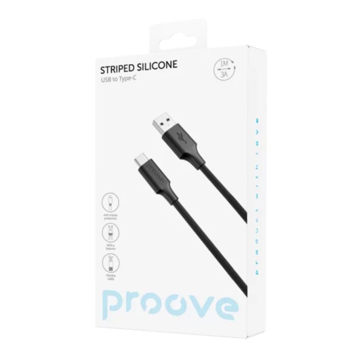 Proove Striped Silicone USB to Type C - Image 3