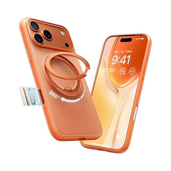 TORRAS 360 MagSafe 135A Magnetic Stand Case for iPhone 17 Pro Max - Image 2