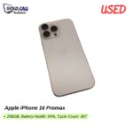 USED Apple iPhone 16 Promax
