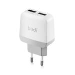 Budi Dual USB Home Charger 12W with Cable