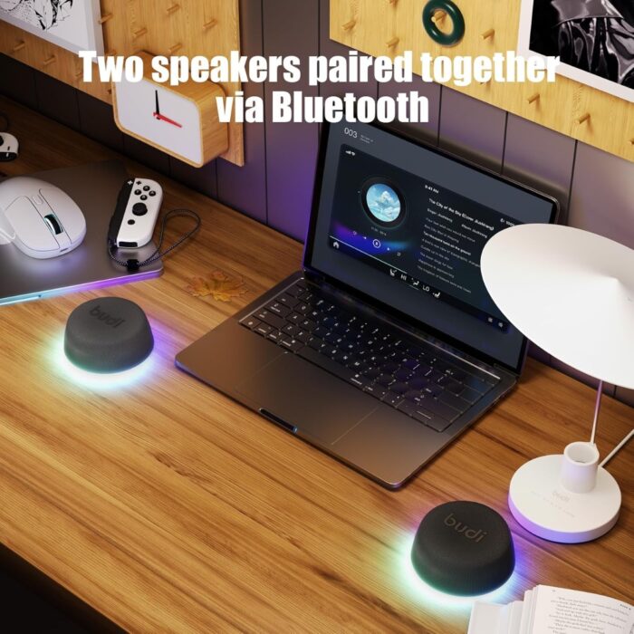 Budi Magnetic Wireless Stereo Speaker - Image 8